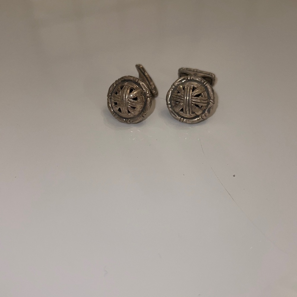John Hardy cuff links - sterling silver